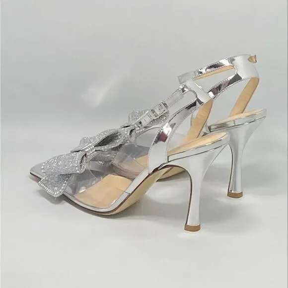 Nalebe Stories Through Seasons Diamante Bow Pumps size 38.5